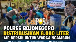 Peduli Warga di Tengah Kemarau, Polsek Ngambon Kirim 8.000 Liter Air Bersih ke Desa Bondol