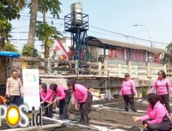 Polsek Krembangan Dorong Ketahanan Pangan Lewat Budidaya Ikan Lele.