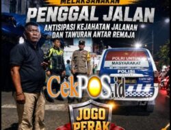 Jogo Perak”, Polsek Kenjeran Perkuat Patroli Malam Cegah Tawuran dan Kejahatan Jalanan Akhir Pekan Jadi