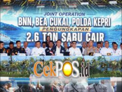 Operasi Gabungan Besar-Besaran, Kapal MV Ocean Porter Bawa 2,6 Ton Metamfetamin Cair dan Jutaan Rokok Ilegal