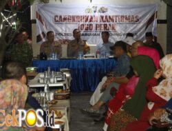 Cangkrukan Kamtibmas Jogo Perak, Kapolres Tanjung Perak Perkuat Kolaborasi Jaga Surabaya Aman