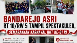 Semangat Kemerdekaan Membara, Bandarejo Asri Meriahkan HUT ke-81 RI dengan Gotong Royong