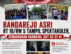 Semangat Kemerdekaan Membara, Bandarejo Asri Meriahkan HUT ke-81 RI dengan Gotong Royong