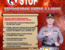 Polres Magetan Tingkatkan Mitigasi Karhutla di Musim Kemarau, Larang Warga Membakar Lahan