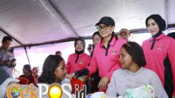 Ketua Umum Bhayangkari Gelar Bakti Sosial dan Bakti Kesehatan bagi Pengungsi Gempa Flores
