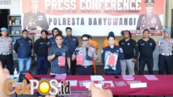Polresta Banyuwangi Ungkap Pencurian Pecah Kaca Mobil, Dua Tersangka Pernah Beraksi di Malaysia