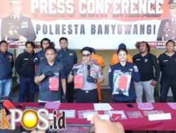 Polresta Banyuwangi Ungkap Pencurian Pecah Kaca Mobil, Dua Tersangka Pernah Beraksi di Malaysia