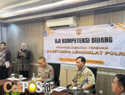 Polri Buka Seleksi Terbuka Kasetukpa Lemdiklat, 13 Perwira Ikuti Uji Kompetensi