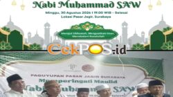 Paguyuban Pasar Jagir Surabaya Peringati Maulid Nabi, Pererat Silaturahmi Pedagang dan Masyarakat