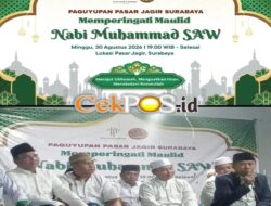 Paguyuban Pasar Jagir Surabaya Peringati Maulid Nabi, Pererat Silaturahmi Pedagang dan Masyarakat