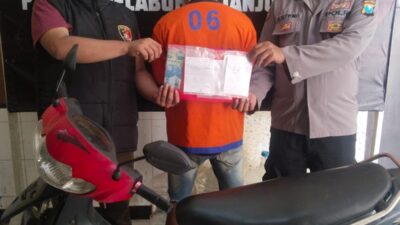 Polsek Kenjeran Amankan Pelaku Pembobolan Gudang Plastik Tambak Wedi Surabaya.