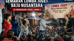 Bukan Sekadar Joget, Warga Wonosari Tegal Gang 2 Kobarkan Semangat Kebersamaan Lewat Baju Nusantara