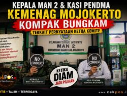 Kepala MAN 2 & Kasi Pendma Kemenag Mojokerto Kompak Bungkam Terkait Pernyataan Ketua Komite