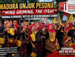Karnaval HUT ke-81 RI di Rusunawa Sumbo: Budaya Madura Bersolek Bak Sultan “Aming Griming, Tak Iyeh