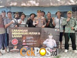 Cegah Karhutla di Musim Kemarau, Kapolsek Panceng AKP Khoirul Alam Perkuat Sinergi Bersama Perhutani dan Warga