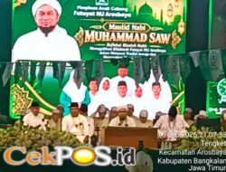 Keluarga Besar Kades Tengket Gelar Peringatan Maulid Nabi, Hadirkan K.H.R. Achamad Azaim Ibrohimy,