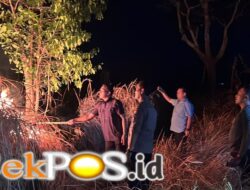 Polres Ngawi dan Tim Gabungan Buat Sekat Bakar dan Dirikan Posko Antisipasi Karhutla Lawu Utara Meluas