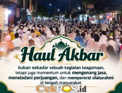 Bukan Sekadar Haul, Ribuan Jamaah Memadati Jalan Jatiporwo untuk Mengenang Keteladanan Kiai H. Usman
