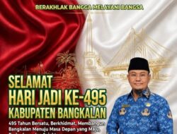 Hari Jadi Bangkalan ke-495, Dirut PUDAM Bangkalan: Mohon Doa Restu Warga untuk Pelayanan Lebih Baik