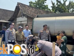 SABER Satlantas Polres Ngawi: Salurkan Bantuan Air Bersih untuk Warga Terdampak Kekeringan