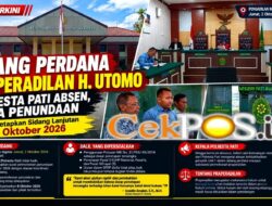 Sidang Perdana Praperadilan H. Utomo, Polresta Pati Absen dan Minta Penundaan