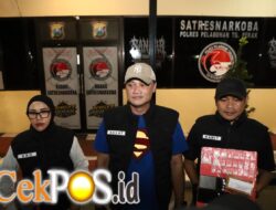 Polres Pelabuhan Tanjung Perak Amankan Pengedar Sabu di Lakarsantri, Sita 42 Gram Sabu. 