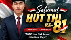 PRKB: Dirgahayu TNI ke-81, TNI Bersama Rakyat
