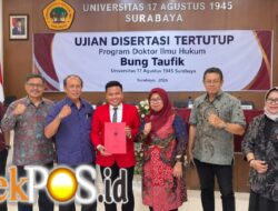 Selamat Dan Sukses Promosi Doktor Ilmu Hukum Dr. Moh. Taufik, I.Kom., S.H., M.H. Ketua Umum DPP MADAS SEDARAH