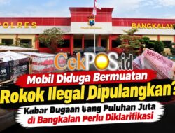 Kabar Dugaan Uang Puluhan Juta dalam Pemulangan Mobil Rokok Ilegal di Bangkalan, Polisi Diminta Klarifikasi