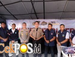 Polda Jatim dan Tim Gabungan Lakukan Penindakan dan Penegakan Hukum Narkoba di Jalan Kunti Surabaya
