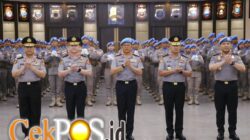 Wakapolri Pimpin Upacara Purna Tugas FPU 7 Minusca, 140 Personel Terima Penghargaan