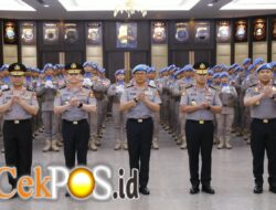 Wakapolri Pimpin Upacara Purna Tugas FPU 7 Minusca, 140 Personel Terima Penghargaan