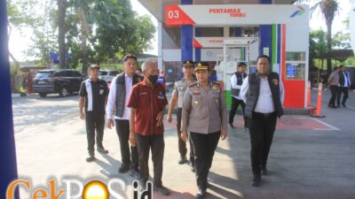 Kapolres Probolinggo Cek SPBU, Pastikan Pelayanan Tertib dan Stok BBM Tersedia
