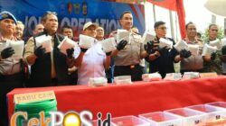 Kapolri: Tim Gabungan Sita Hampir 1,2 Ton Sabu dari Laboratorium Gelap di Aceh
