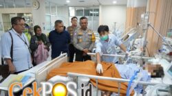 Polri Jenguk Korban Kecelakaan Ojol di Blok M, Pastikan Penanganan Medis hingga Sembuh