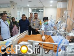 Polri Jenguk Korban Kecelakaan Ojol di Blok M, Pastikan Penanganan Medis hingga Sembuh