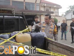 Polres Blitar Ungkap Kasus Dugaan Penimbunan 1.030 Liter BBM Bersubsidi