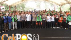 Perkuat Sinergi Polisi Bersama Masyarakat, Polres Pasuruan Gandeng Ratusan Ojol Sukseskan ‘Jogo Omah’